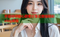 芋圆呀呀糖心甜蜜分享完整版精彩vlog体验