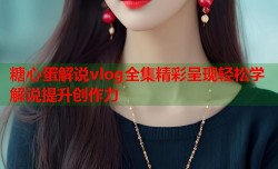 糖心蛋解说vlog全集精彩呈现轻松学解说提升创作力