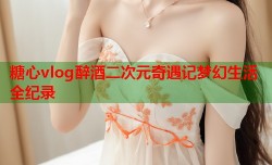 糖心vlog醉酒二次元奇遇记梦幻生活全纪录