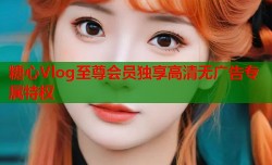 糖心Vlog至尊会员独享高清无广告专属特权