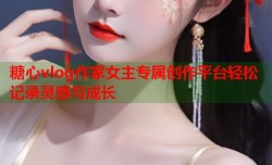 糖心vlog作家女主专属创作平台轻松记录灵感与成长