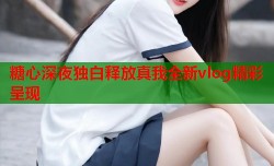 糖心深夜独白释放真我全新vlog精彩呈现
