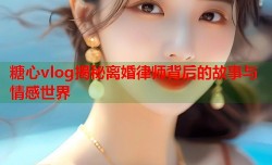 糖心vlog揭秘离婚律师背后的故事与情感世界
