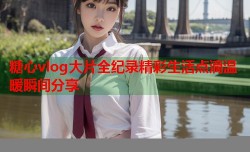 糖心vlog大片全纪录精彩生活点滴温暖瞬间分享