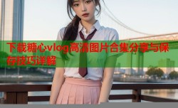 下载糖心vlog高清图片合集分享与保存技巧详解