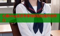 心糖vlog会员专享特权轻松提升创作力