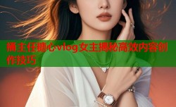 捅主任糖心vlog女主揭秘高效内容创作技巧