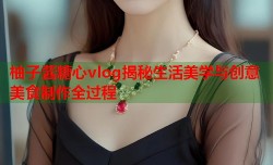 柚子酱糖心vlog揭秘生活美学与创意美食制作全过程