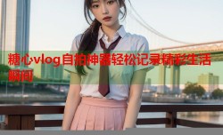 糖心vlog自拍神器轻松记录精彩生活瞬间
