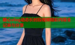糖心vlog动态长时段视频精彩内容全记录与分享