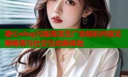糖心vlog污版高清无广告精彩内容无限畅享与社交互动新体验
