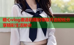 糖心vlog邀请码限时领取开启轻松分享精彩生活秘诀