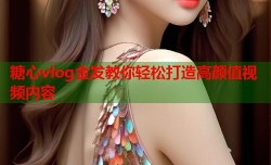 糖心vlog金发教你轻松打造高颜值视频内容