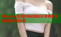 糖心vlog会员兑换码限时分享畅享专属高清内容体验