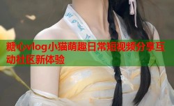 糖心vlog小猫萌趣日常短视频分享互动社区新体验