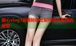 糖心vlog1版揭秘轻松制作精彩视频的秘密