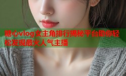 糖心vlog女主角排行揭秘平台助你轻松发现最火人气主播