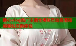 糖心vlog热门主播全揭秘互动直播短视频社交新体验