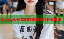 糖vlog心轻松制作精彩视频分享秘诀