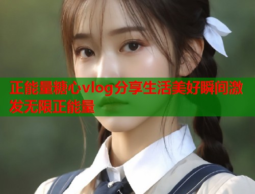 正能量糖心vlog分享生活美好瞬间激发无限正能量  第1张