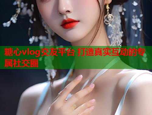 糖心vlog交友平台 打造真实互动的专属社交圈  第1张