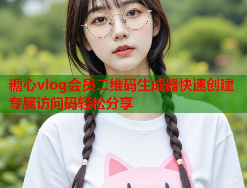 糖心vlog会员二维码生成器快速创建专属访问码轻松分享  第1张