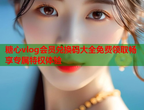 糖心vlog会员兑换码大全免费领取畅享专属特权体验  第1张