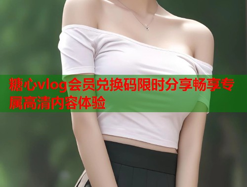 糖心vlog会员兑换码限时分享畅享专属高清内容体验  第1张