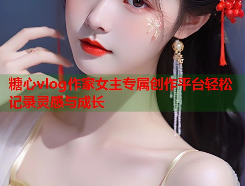 糖心vlog作家女主专属创作平台轻松记录灵感与成长  第1张