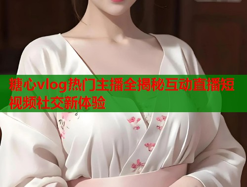 糖心vlog热门主播全揭秘互动直播短视频社交新体验  第1张