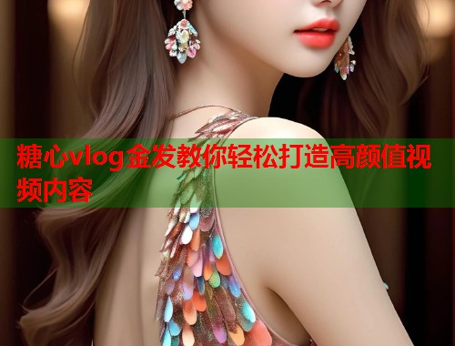 糖心vlog金发教你轻松打造高颜值视频内容  第1张