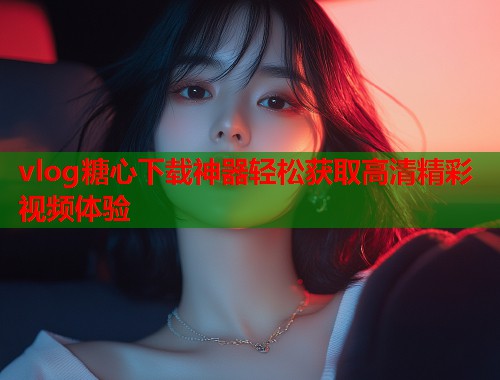 vlog糖心下载神器轻松获取高清精彩视频体验  第2张