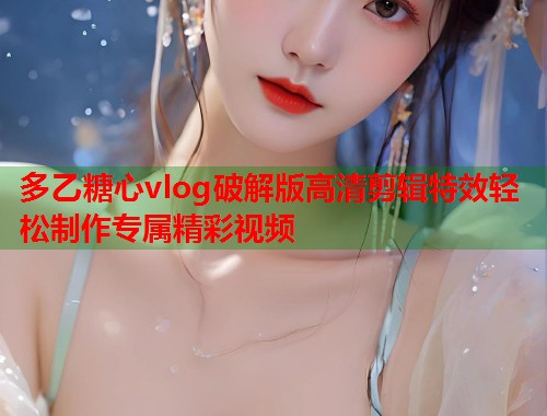 多乙糖心vlog破解版高清剪辑特效轻松制作专属精彩视频  第1张