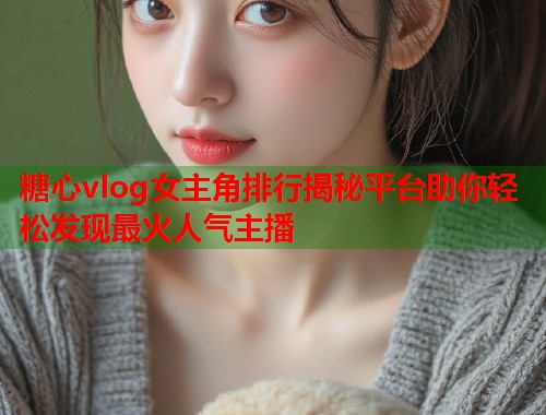 糖心vlog女主角排行揭秘平台助你轻松发现最火人气主播  第1张