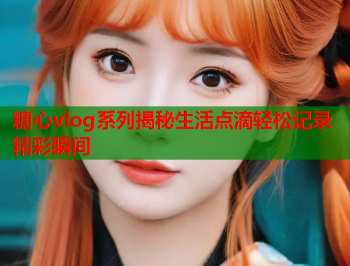 糖心vlog系列揭秘生活点滴轻松记录精彩瞬间  第1张