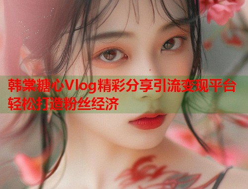 韩棠糖心Vlog精彩分享引流变现平台轻松打造粉丝经济  第1张