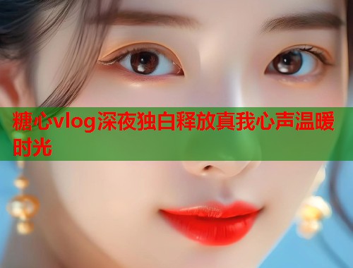 糖心vlog深夜独白释放真我心声温暖时光  第1张