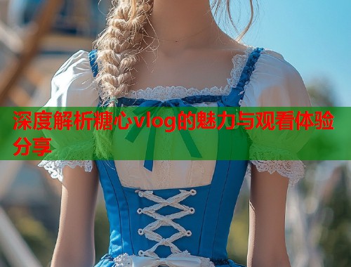 深度解析糖心vlog的魅力与观看体验分享  第2张