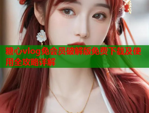 糖心vlog免会员破解版免费下载及使用全攻略详解  第1张