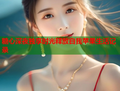糖心深夜独享时光释放自我苹果生活记录  第1张