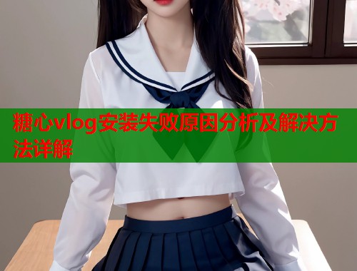 糖心vlog安装失败原因分析及解决方法详解  第1张