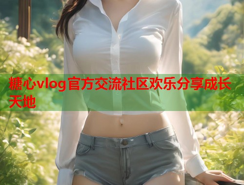 糖心vlog官方交流社区欢乐分享成长天地  第1张